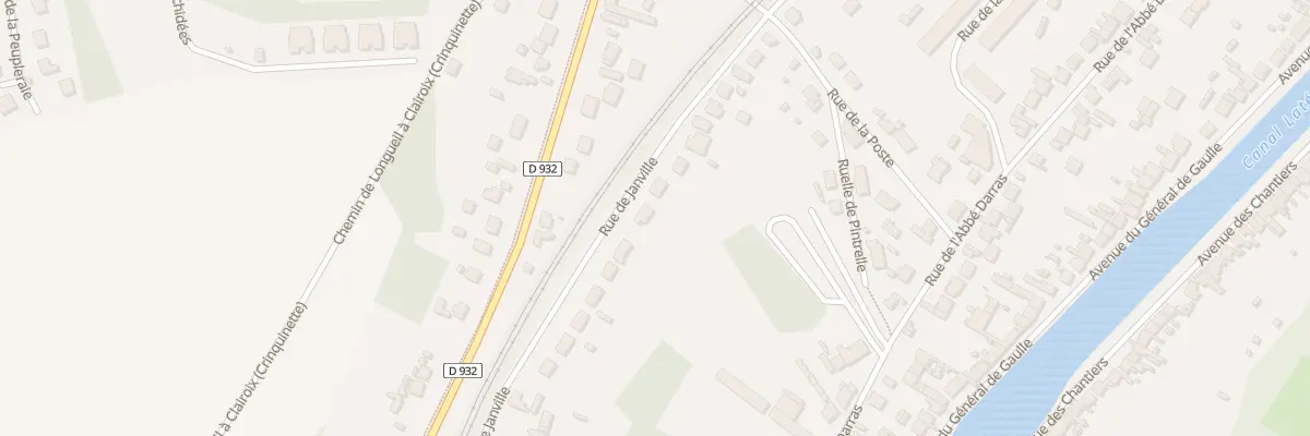 Plan du 146 Rue de Janville à Longueil-Annel