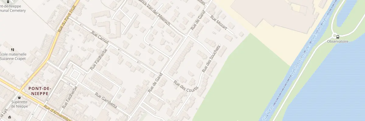 Plan du 266 Rue de Gand à Nieppe