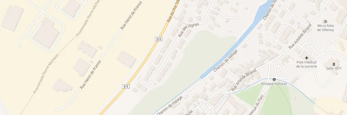 Plan du 47 Rue des Vignes à Villenoy