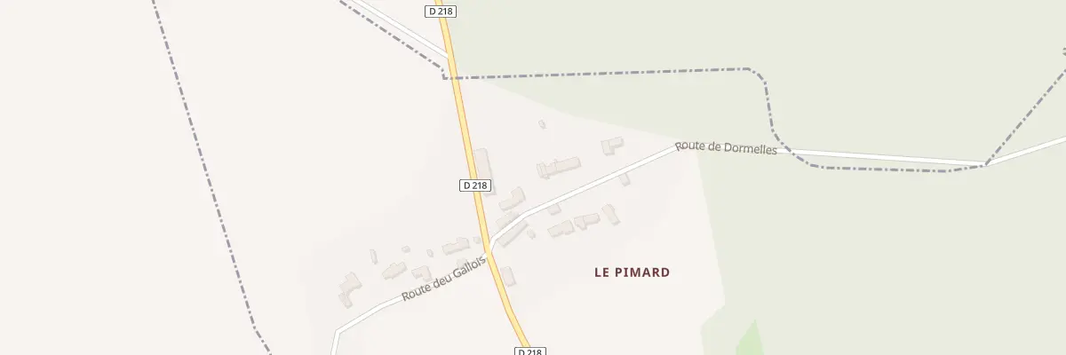 Plan du 3 Rte du Gallois à Dormelles