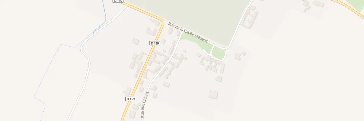 Plan du 5 Rue aux Chiens à Avricourt