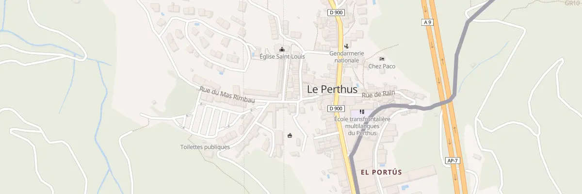 Plan du 30 Vc Carrer de Dalt au Perthus