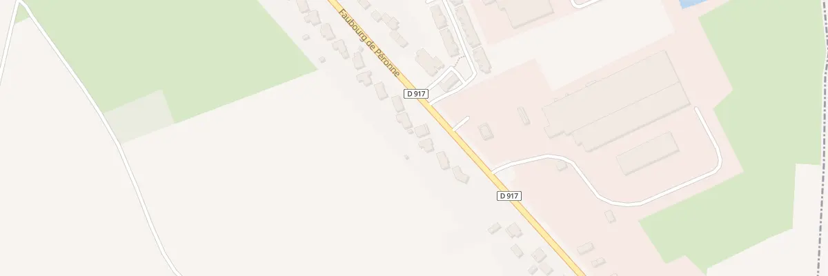 Plan du 127 Rue du Faubourg de Péronne à Bapaume