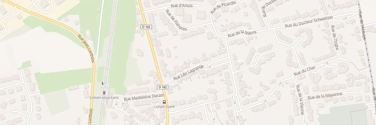 Plan du 9 Rue Léo Lagrange à Loison-sous-Lens
