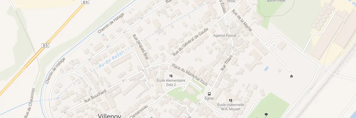 Plan du 19 Rue du Général de Gaulle à Villenoy