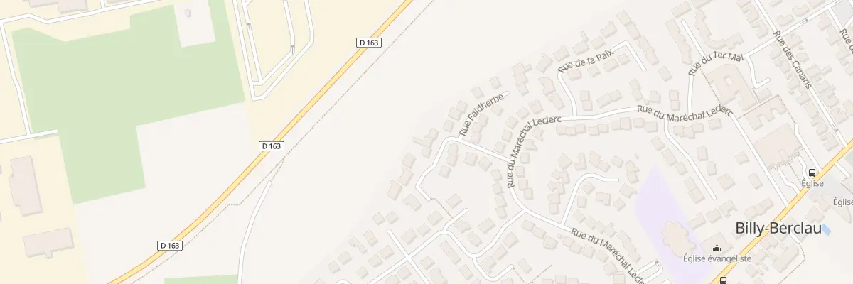 Plan du 4 Rue Mendes France à Billy-Berclau