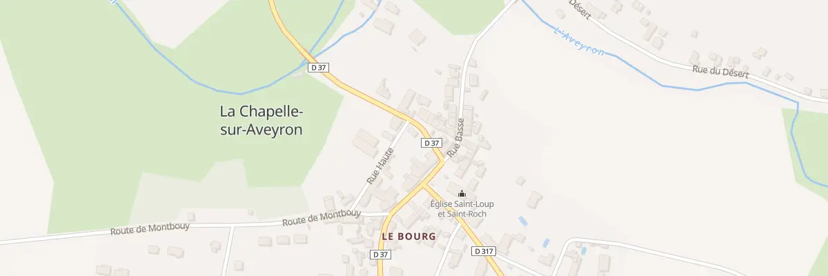 Plan du 49 Rte de Châteaurenard à La Chapelle-sur-Aveyron