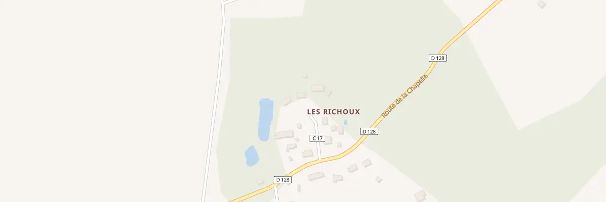 Plan du 4 Les Petits Richoux à Louzouer