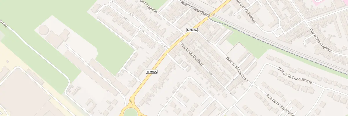 Plan du 1300 Rue d’Armentières à Erquinghem-Lys