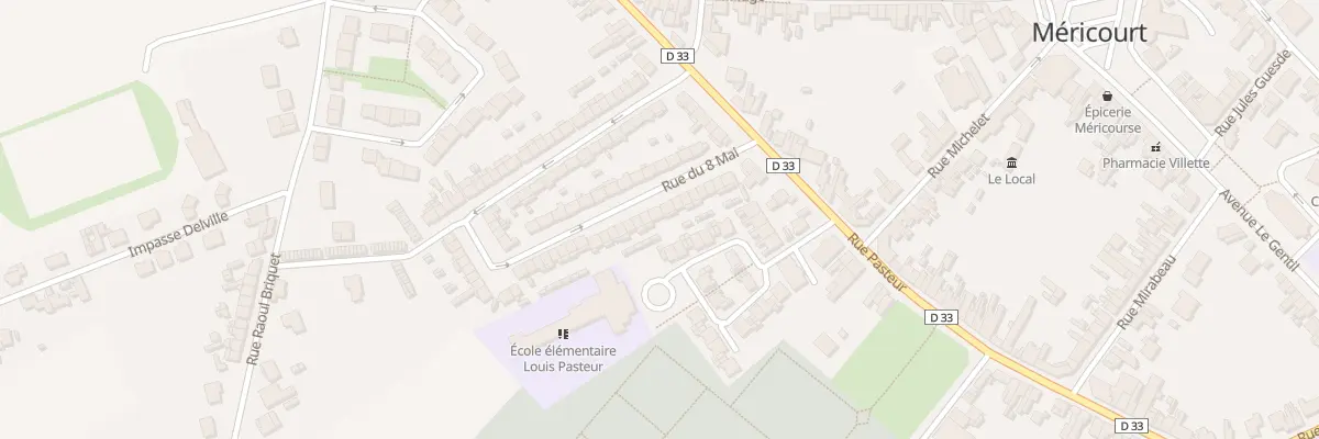 Plan du 17 Rue du 8 Mai à Méricourt