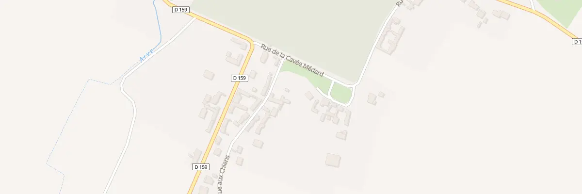 Plan du 3 Rue aux Chiens à Avricourt