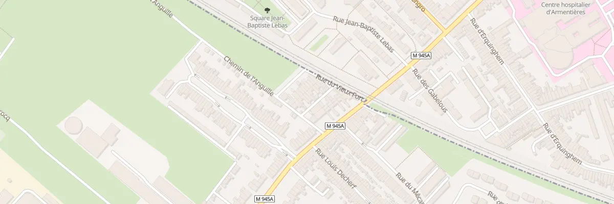 Plan du 20 Rue du Vieux Fort à Erquinghem-Lys