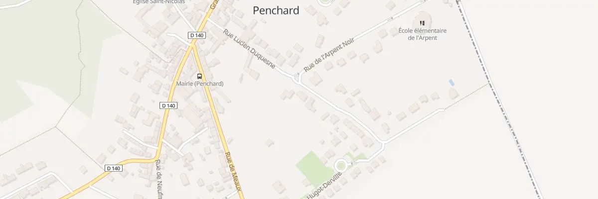 Plan du 8 Rue Lucien Duquesne à Penchard