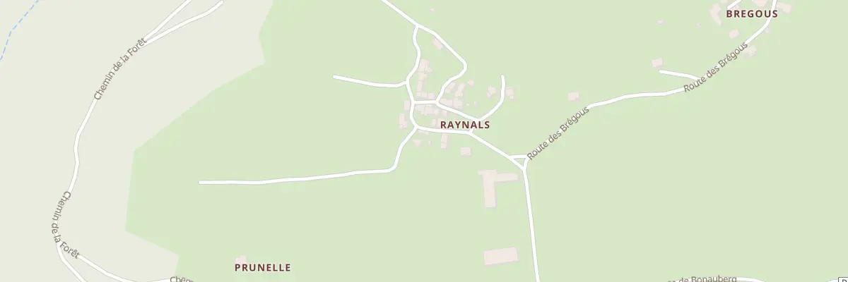 Plan du 5554 Raynals à Castelnau-de-Mandailles
