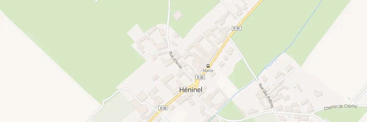 Plan du 3 Rue d’Arras à Héninel