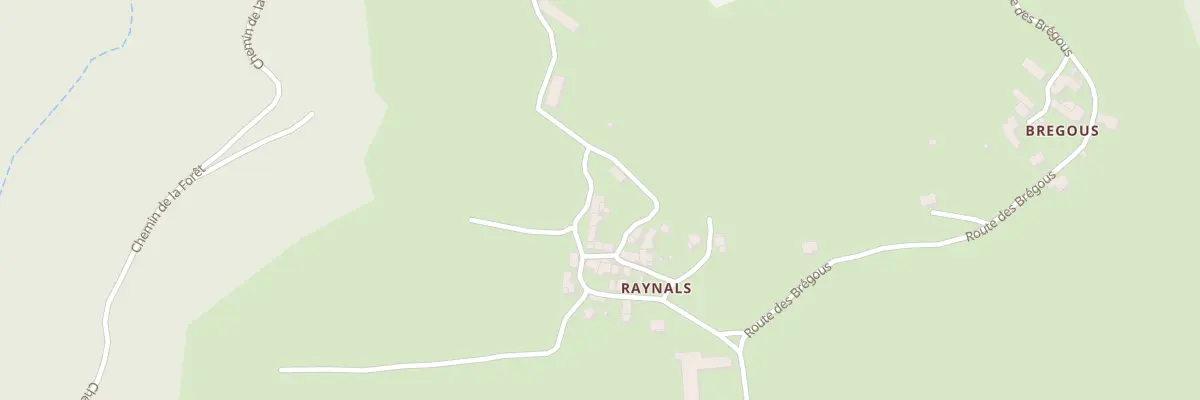 Plan du 5249 Raynals à Castelnau-de-Mandailles