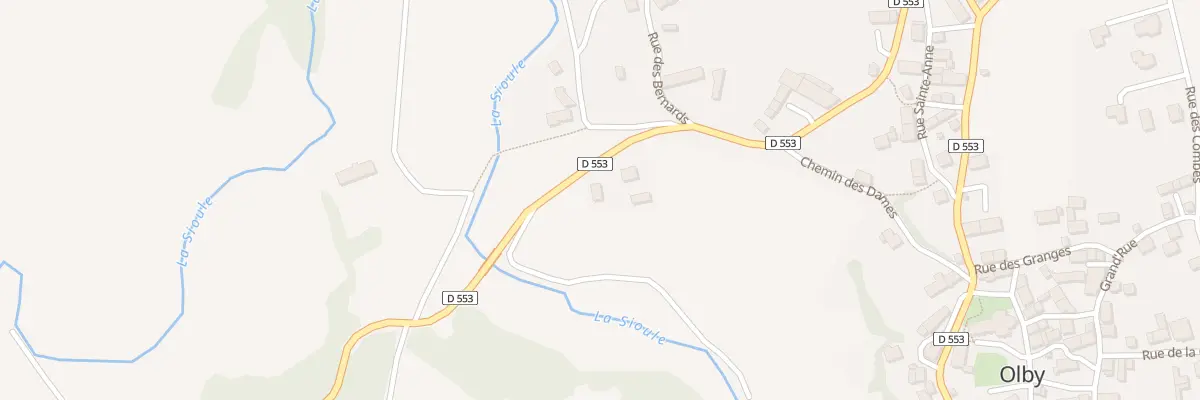 Plan du 431 Rte des Combrailles à Olby
