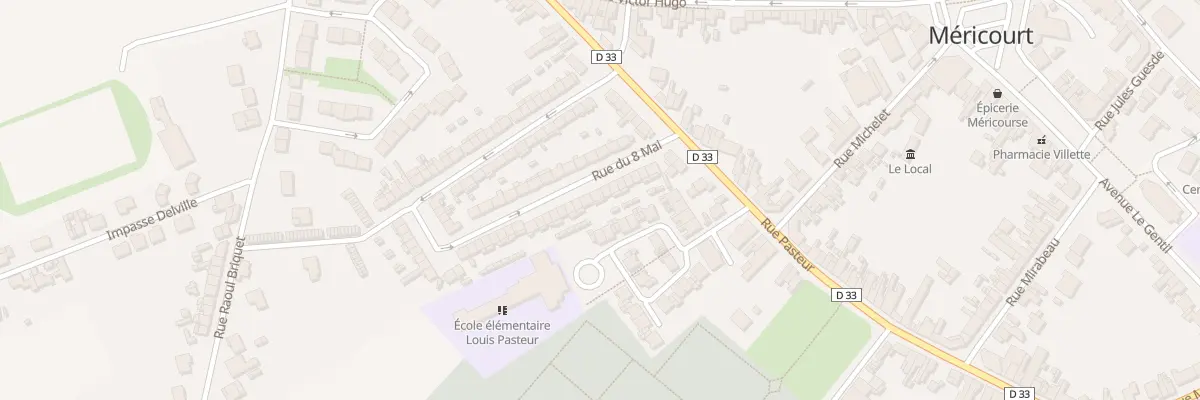 Plan du 15 Rue du 8 Mai à Méricourt