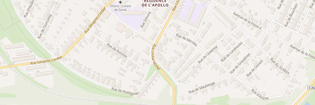 Plan du 219 Rue Louise Michel à Sallaumines