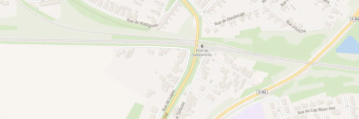 Plan du 295 Rue de Lugau à Sallaumines
