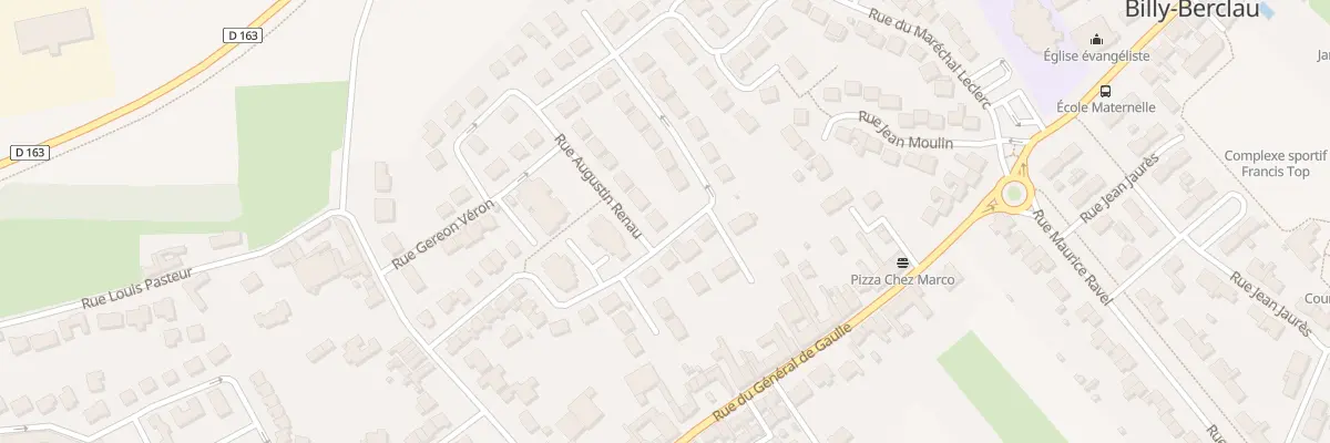 Plan du 27 Rue Augustin Renau à Billy-Berclau
