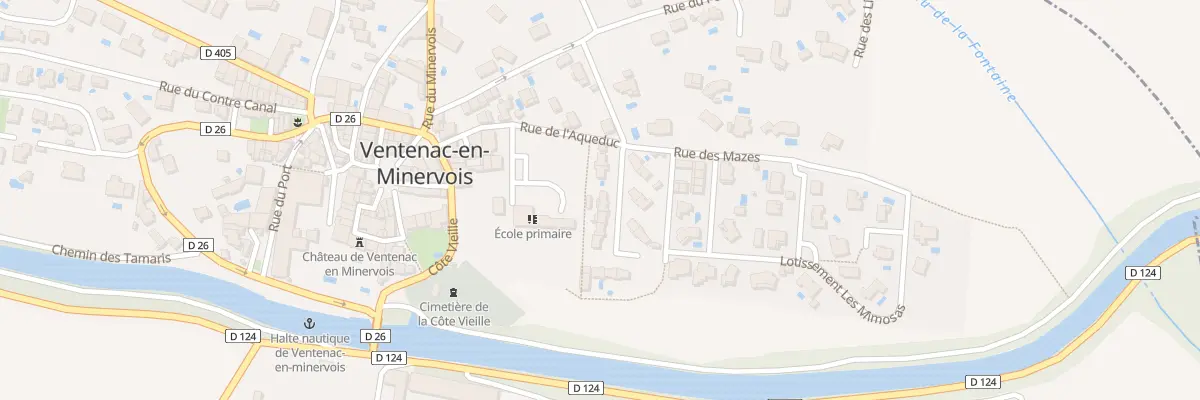 Plan du 3 Cité Henri Andrieu à Ventenac-en-Minervois