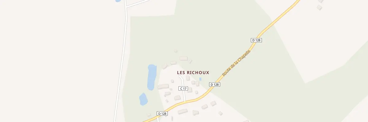 Plan du 3 Les Petits Richoux à Louzouer