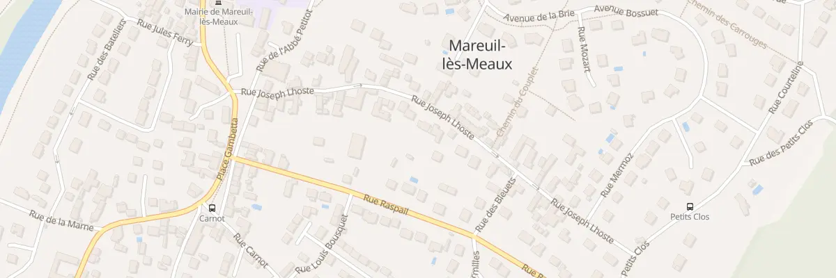Plan du 24 Rue Joseph Lhoste à Mareuil-lès-Meaux