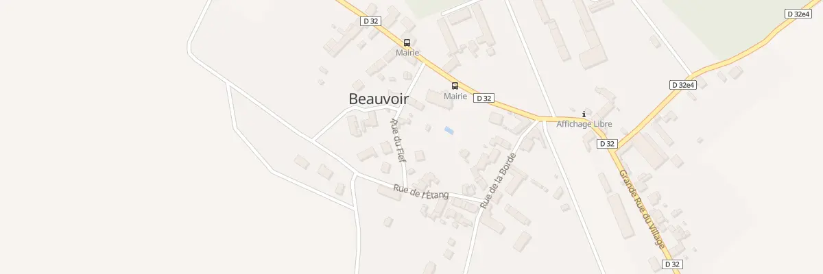 Plan du 3 Rue du Fief à Beauvoir