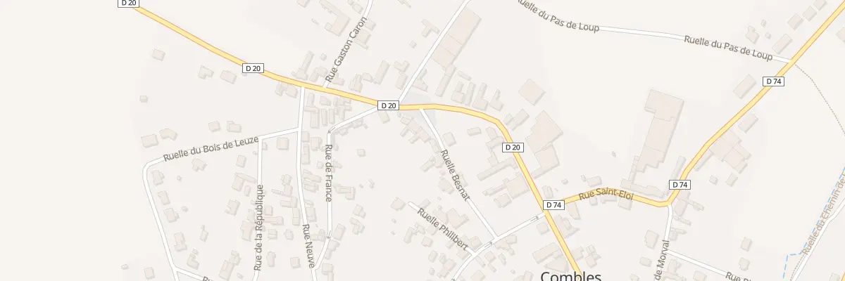 Plan du 2 Pl du Riez à Combles