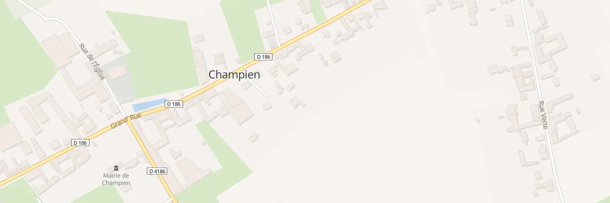 Plan de Gr Grand Rue à Champien