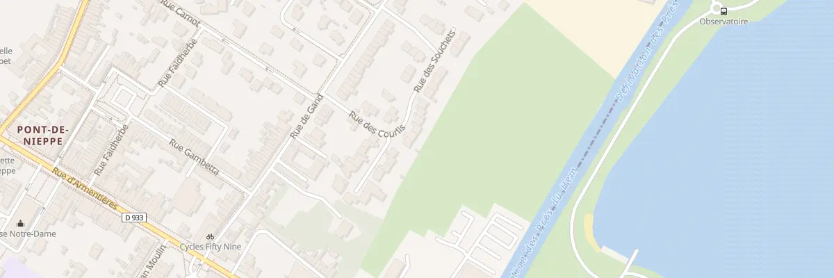 Plan du 180 Rue des Courlis à Nieppe