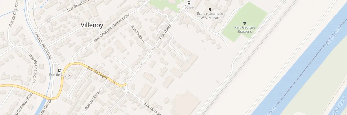 Plan du 7 Rue Simone Veil à Villenoy