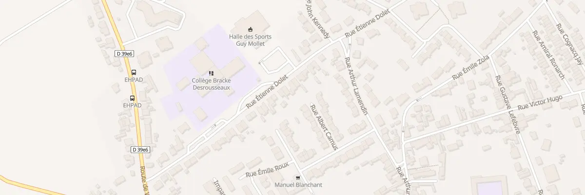 Plan du 44 Rue Etienne Dolet à Vendin-le-Vieil