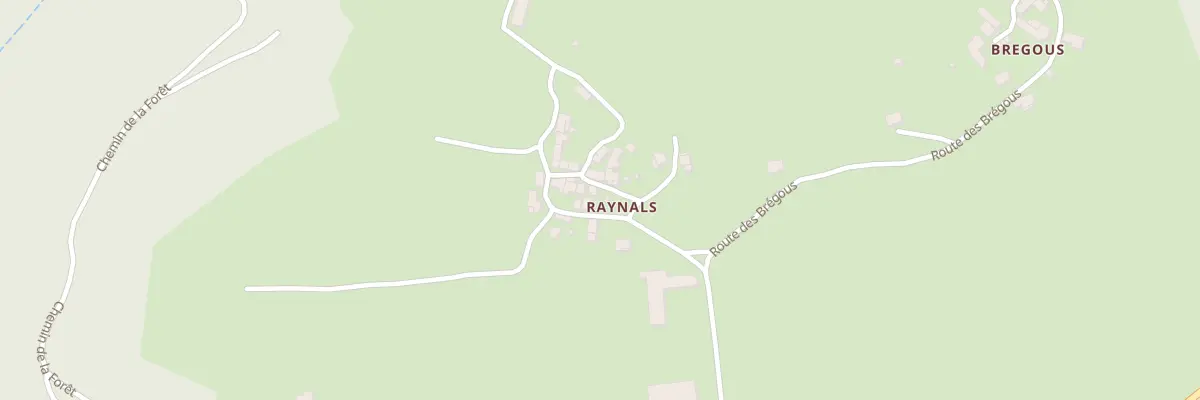 Plan du 5256 Raynals à Castelnau-de-Mandailles