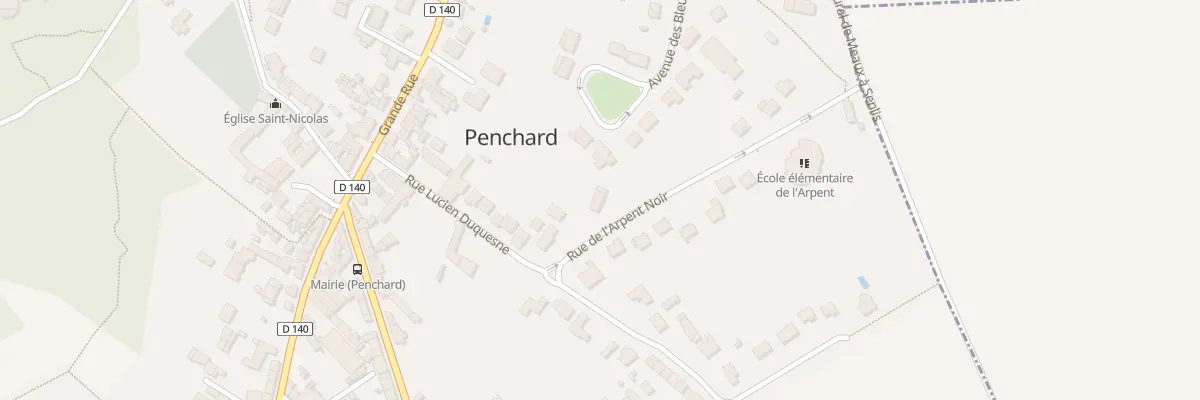 Plan du 3 Rue de l’Arpent Noir à Penchard