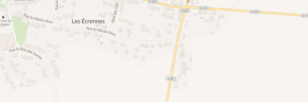 Plan du 38 Rue du Moulin Roux aux Écrennes