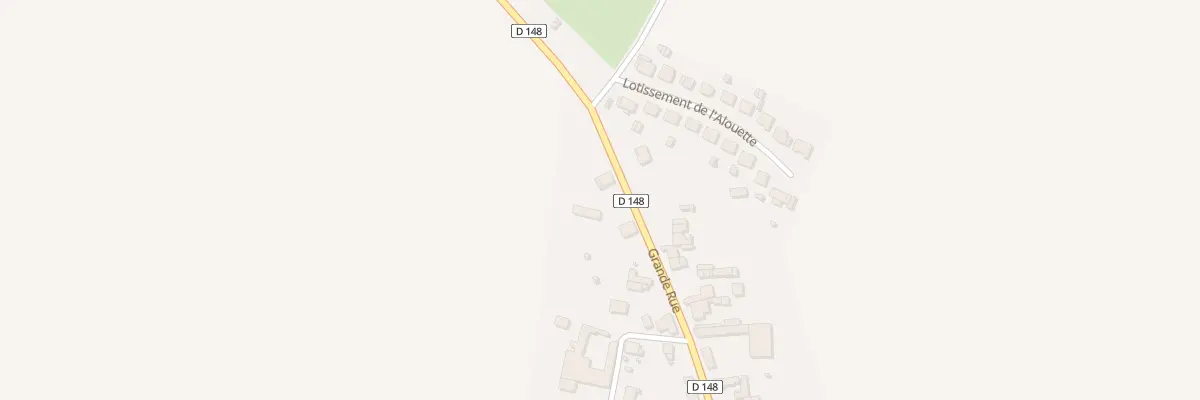 Plan du 4 Gr Grande Rue à Flaucourt