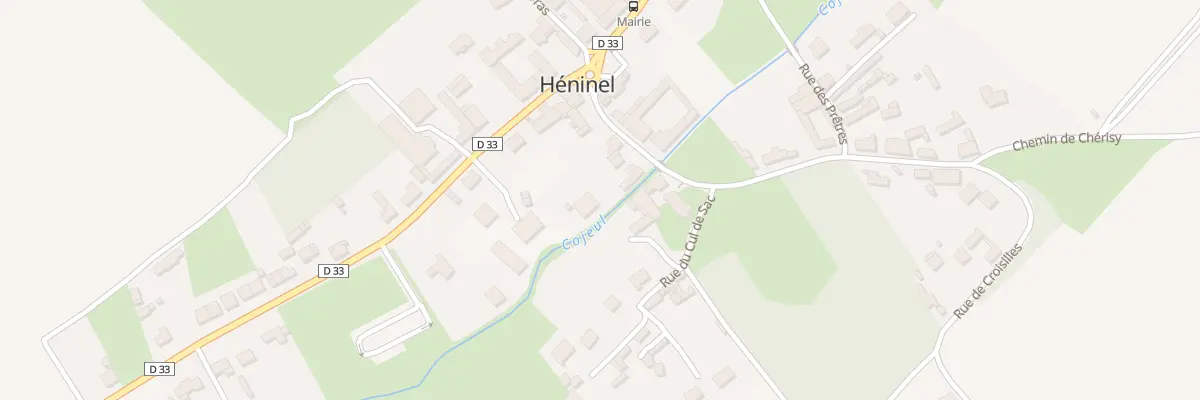Plan du 5 Rue de St Germain à Héninel