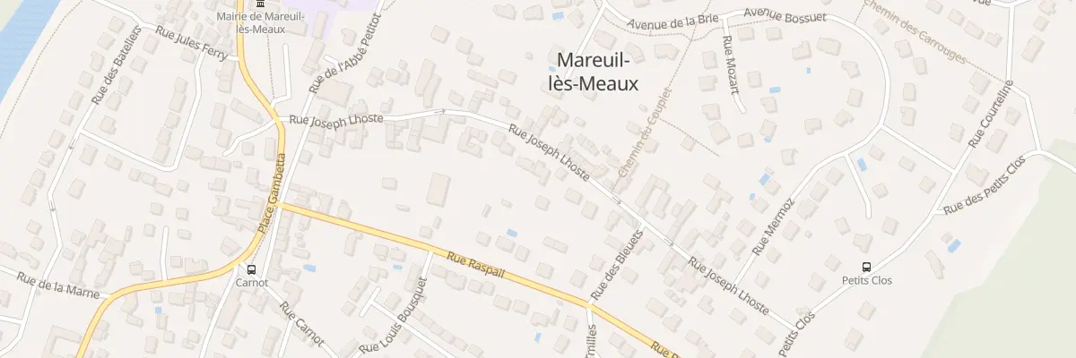Plan du 26 Rue Joseph Lhoste à Mareuil-lès-Meaux