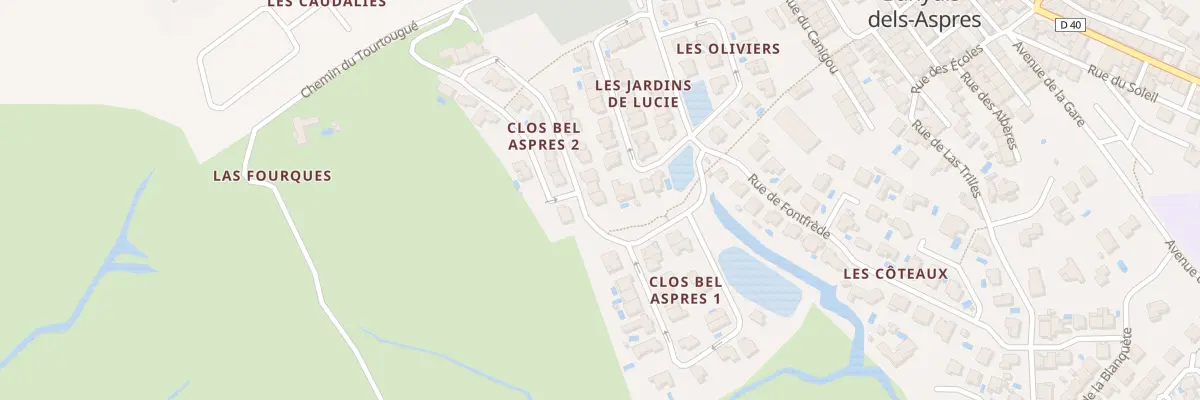 Plan du 4 Rue Louis Bausil à Banyuls-dels-Aspres