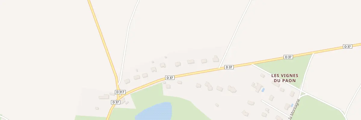 Plan du 683 Rte de Châteaurenard à La Chapelle-sur-Aveyron