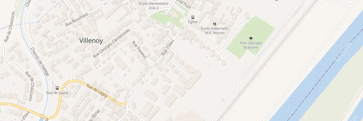 Plan du 4 Rue Simone Veil à Villenoy