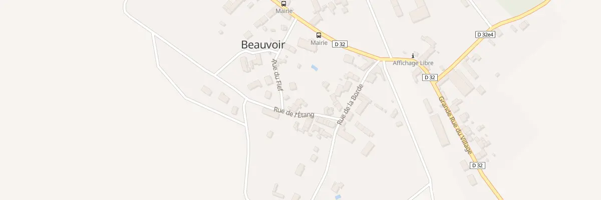 Plan du 4 Rue de l’Etang à Beauvoir