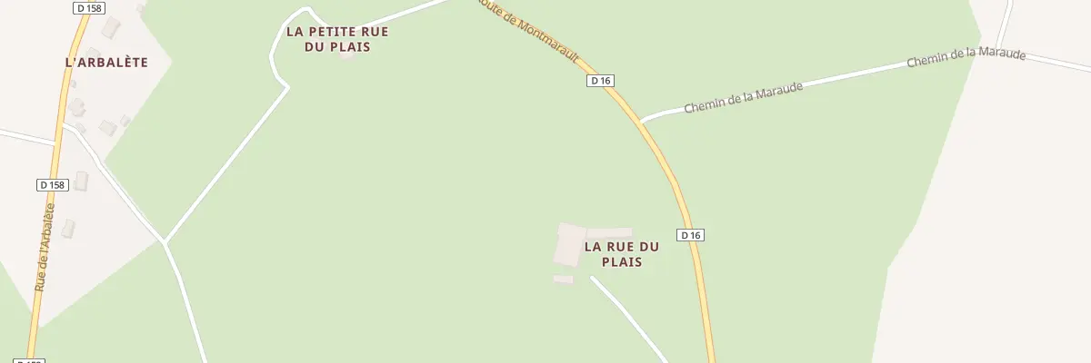 Plan du 5066 Rue du Pleix à Villefranche-d’Allier