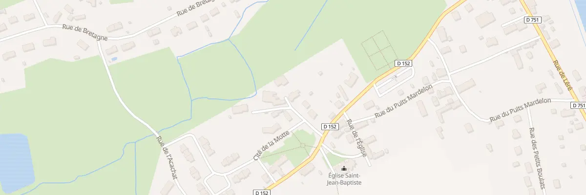 Plan du 2 Imp de la Motte à Sury-près-Léré