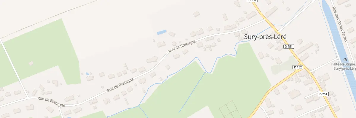 Plan du 15 Rue de Bretagne à Sury-près-Léré