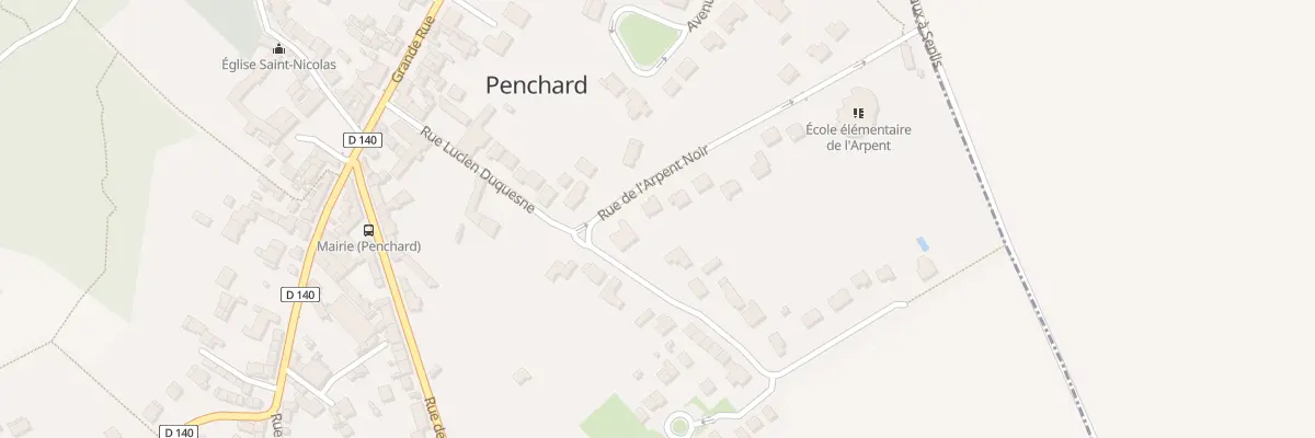 Plan du 2 Rue de l’Arpent Noir à Penchard
