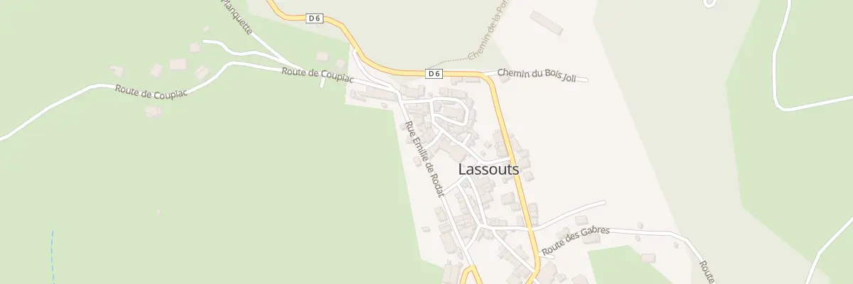 Plan du 5042 Lassouts à Lassouts