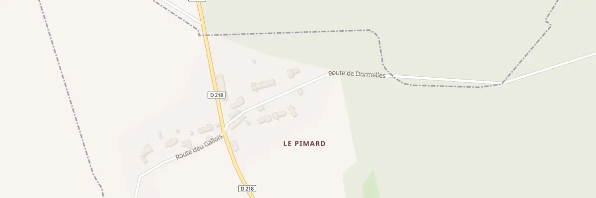 Plan du 5336 Le Pimard à Dormelles